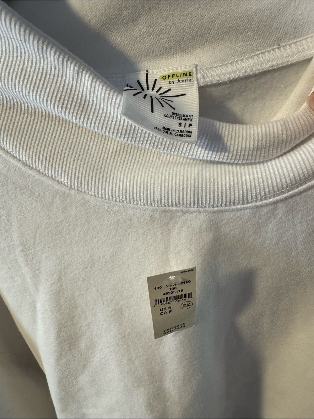 NWT Offline by Aerie Cloud Fleece mock neck sweatshirt - Picture 3 of 3